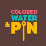 Colored Water And Pin